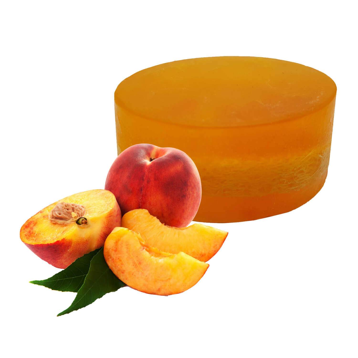 Organic Peach Loofah Soap
