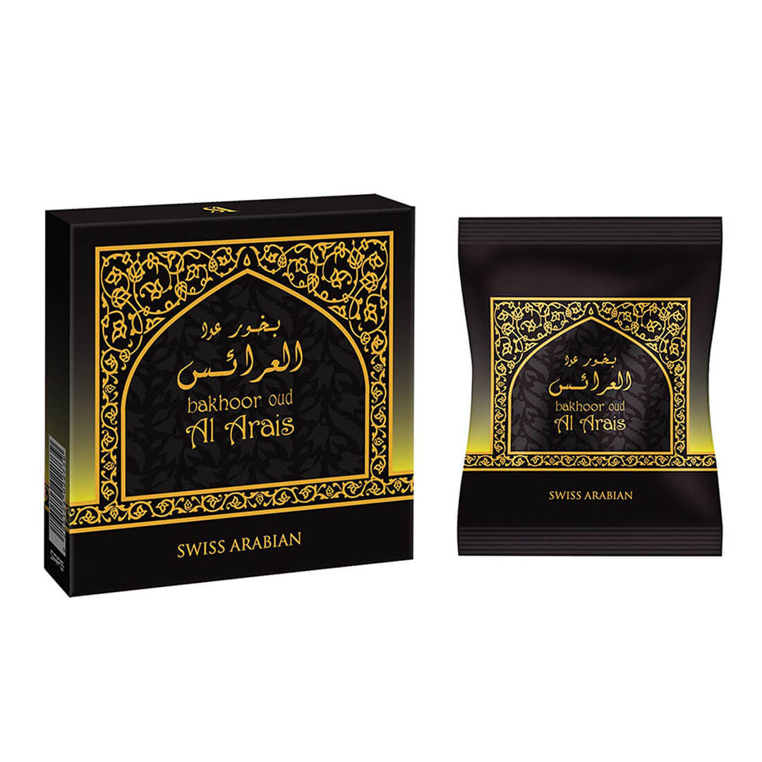 Swiss Arabian Asrar, Sahret, Bakhoor Mukhalat &amp; Oud Bakhoor Paste Pack of 4 - 40g