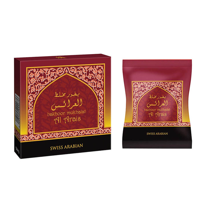 Swiss Arabian Asrar, Sahret, Bakhoor Mukhalat &amp; Oud Bakhoor Paste Pack of 4 - 40g