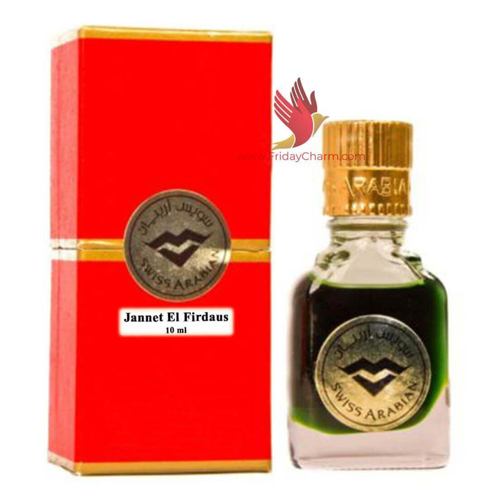 Swiss Arabian Jannat ul Firdaus Combo Pack of Attar, Deodorant &amp; Bakhoor Paste 100% original