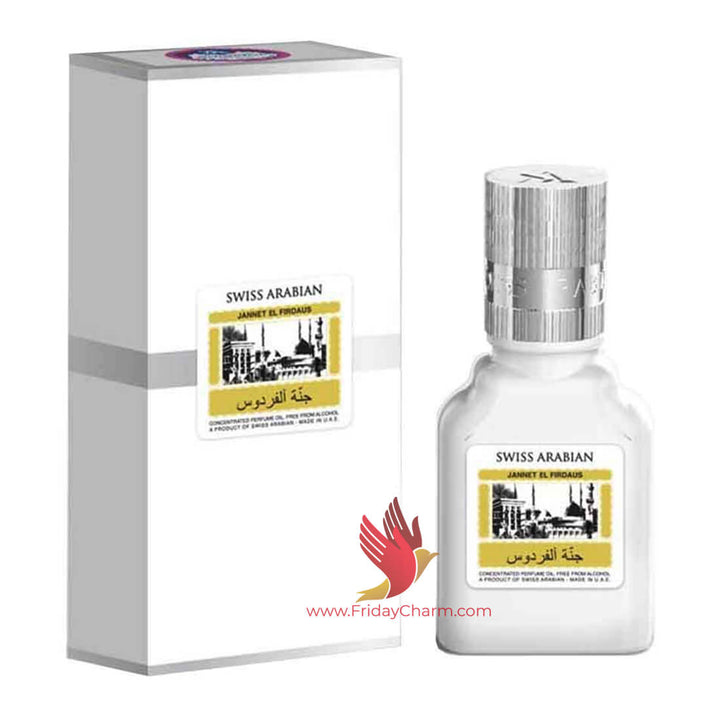Swiss Arabian Jannat ul Firdaus 9 ml Attar Black, Red &amp; White Pack of 3