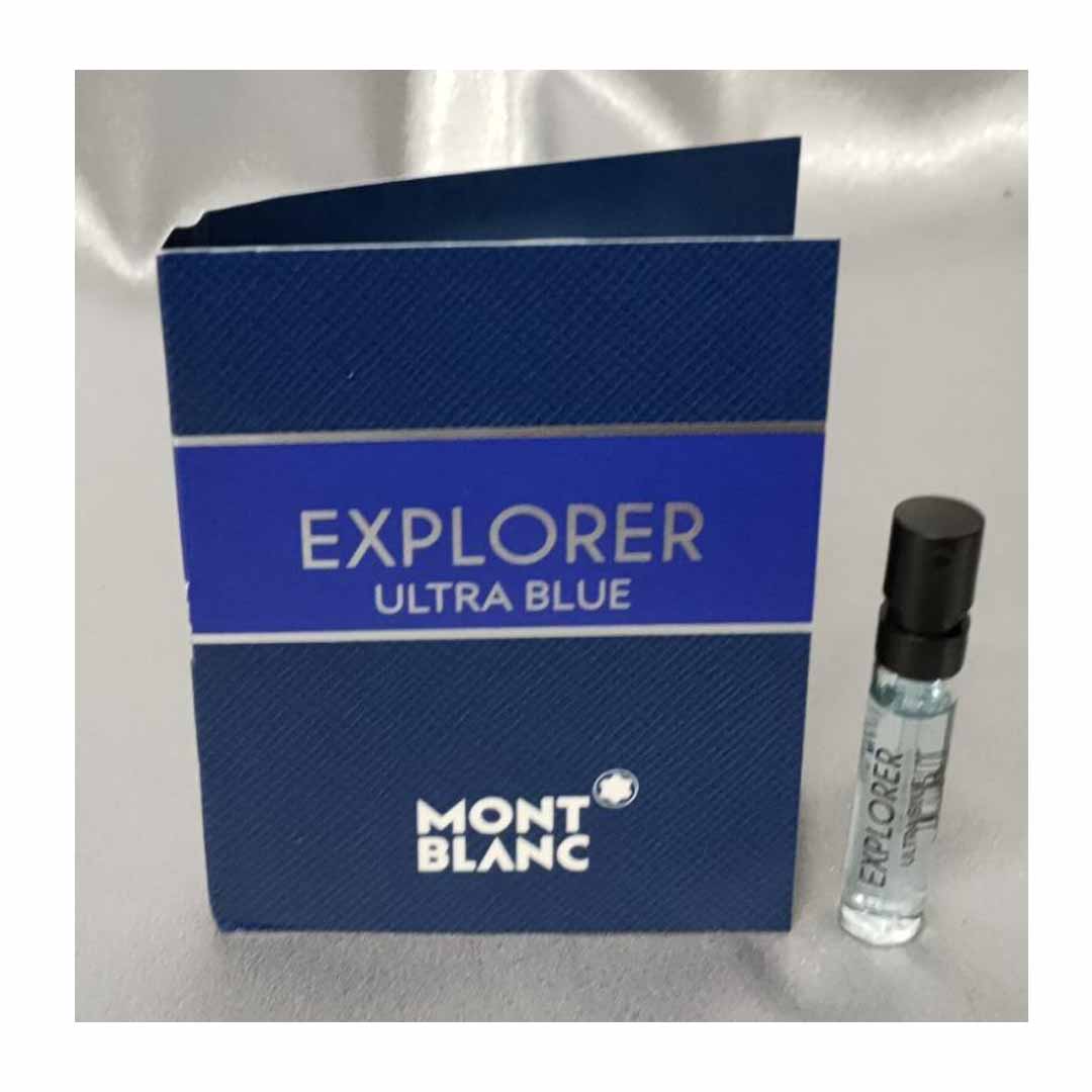 Mont Blanc Explorer Ultra Blue EDP for Men 1.5ml vial Pack of 2