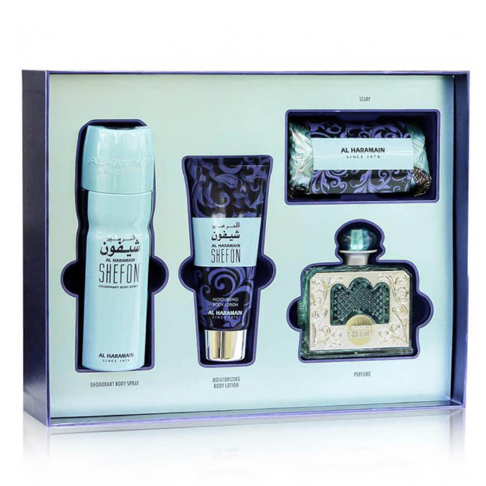 Al Haramain Perfume Gift Set For Women - Shefon Fragrance Pack of 4