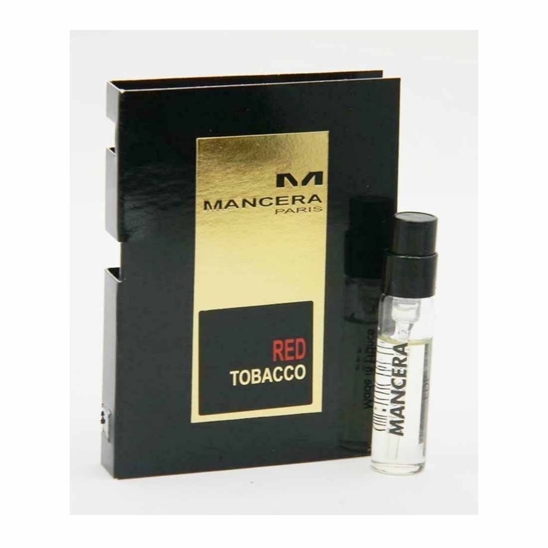 Mancera Red Tobacco Unisex Eau De Parfum Vial 2ml Pack of 2
