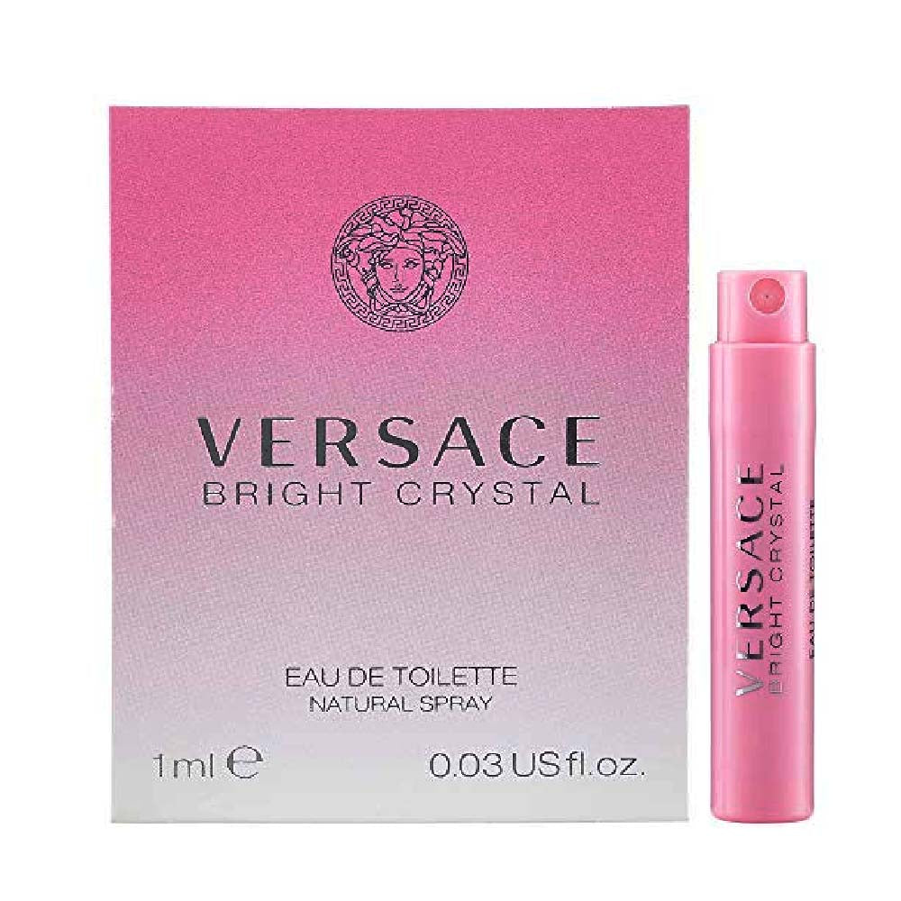 Versace Bright Crystal Eau De Toilette For Women Vial 1ml Pack Of 2