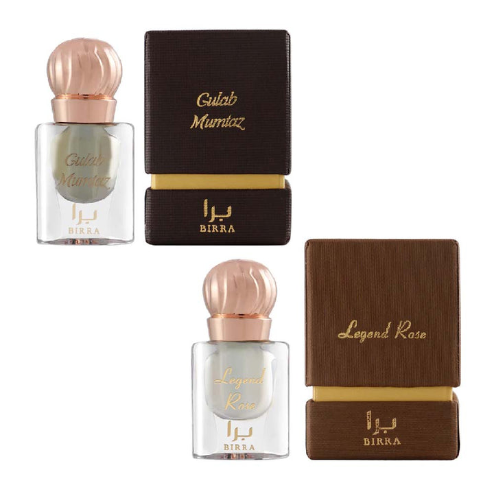 Gulab Mumtaz &amp; Legend Rose Pack of 2 Attar By Birra