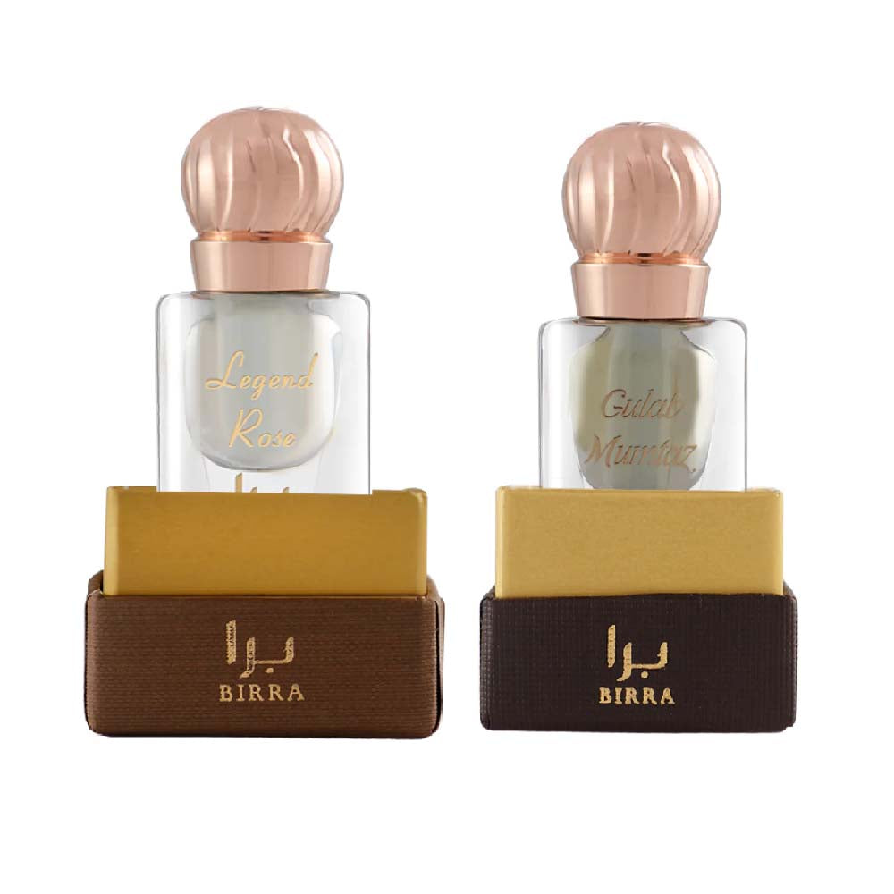 Gulab Mumtaz &amp; Legend Rose Pack of 2 Attar By Birra