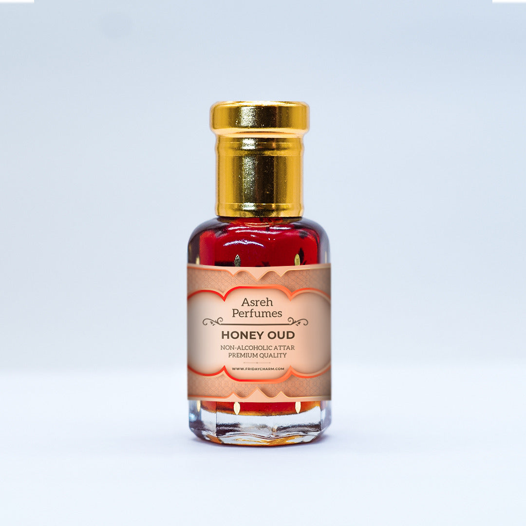 Honey Oud, Chocolate Oud &amp; Red Oud 12ml Each, Pack of 3 - Asreh Premium Quality Attar