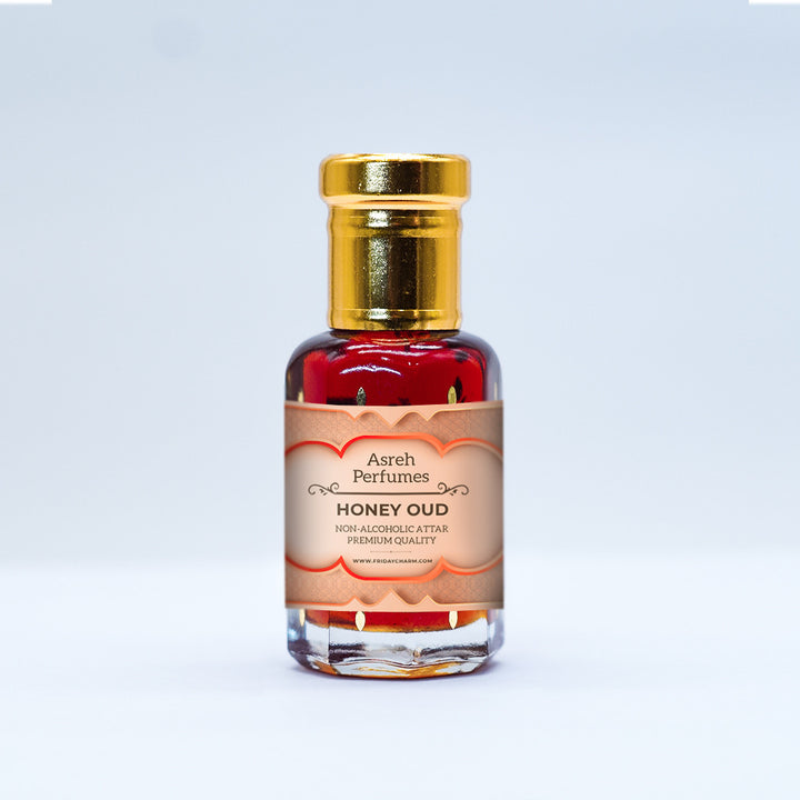 Honey Oud, Chocolate Oud &amp; Red Oud 12ml Each, Pack of 3 - Asreh Premium Quality Attar