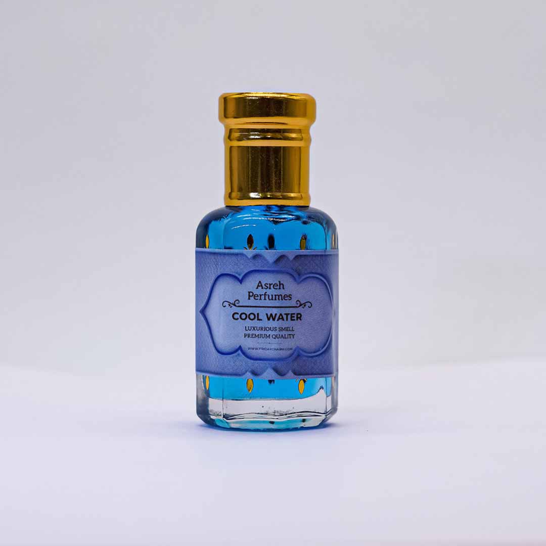 Pure Cologne, Cool water & Milagro 12ml each, pack of 3 - Asreh Premium Quality Attar