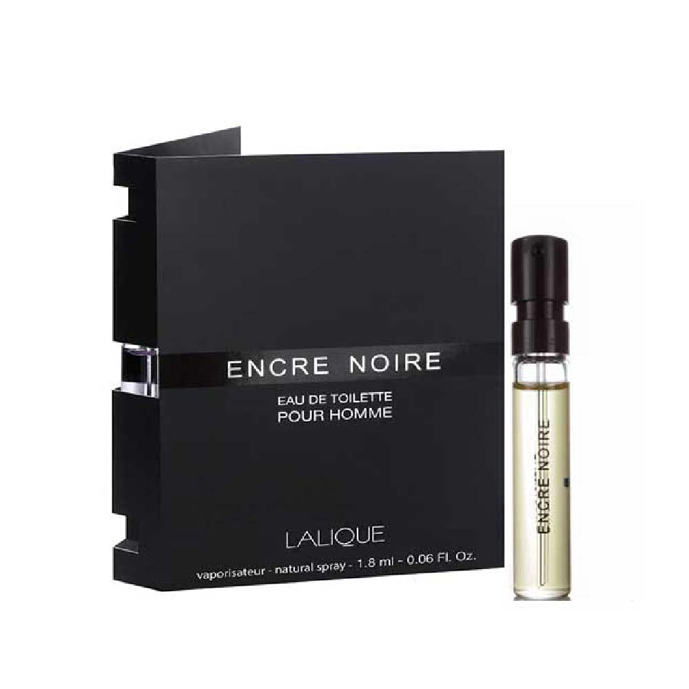 Lalique Encre Noire Eau De Toilette Pour Homme Vial 1.8ml Pack of 2