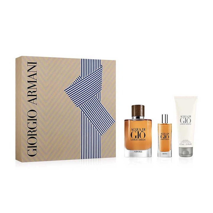 Giorgio Armani Acqua Di Gio Absolu Gift Set For Men EDT