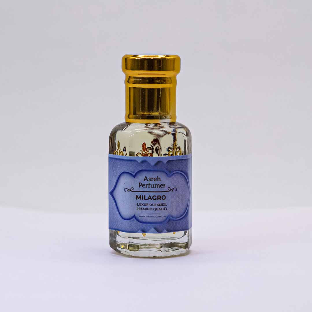 Pure Cologne, Cool water & Milagro 12ml each, pack of 3 - Asreh Premium Quality Attar