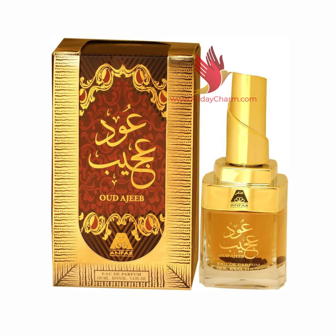 Anfar Oud Ajeeb Perfume Spray - 100 ml